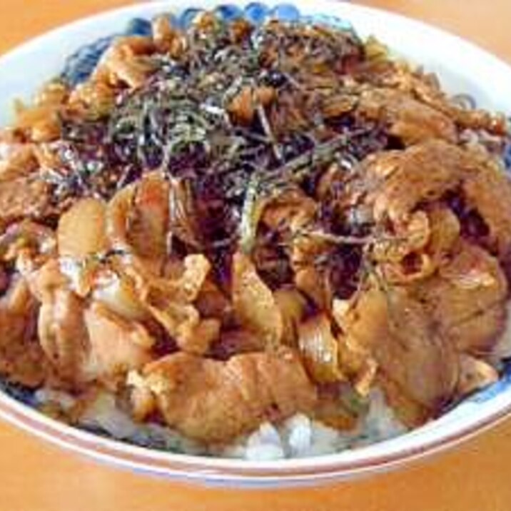 一人ランチに♪簡単豚丼